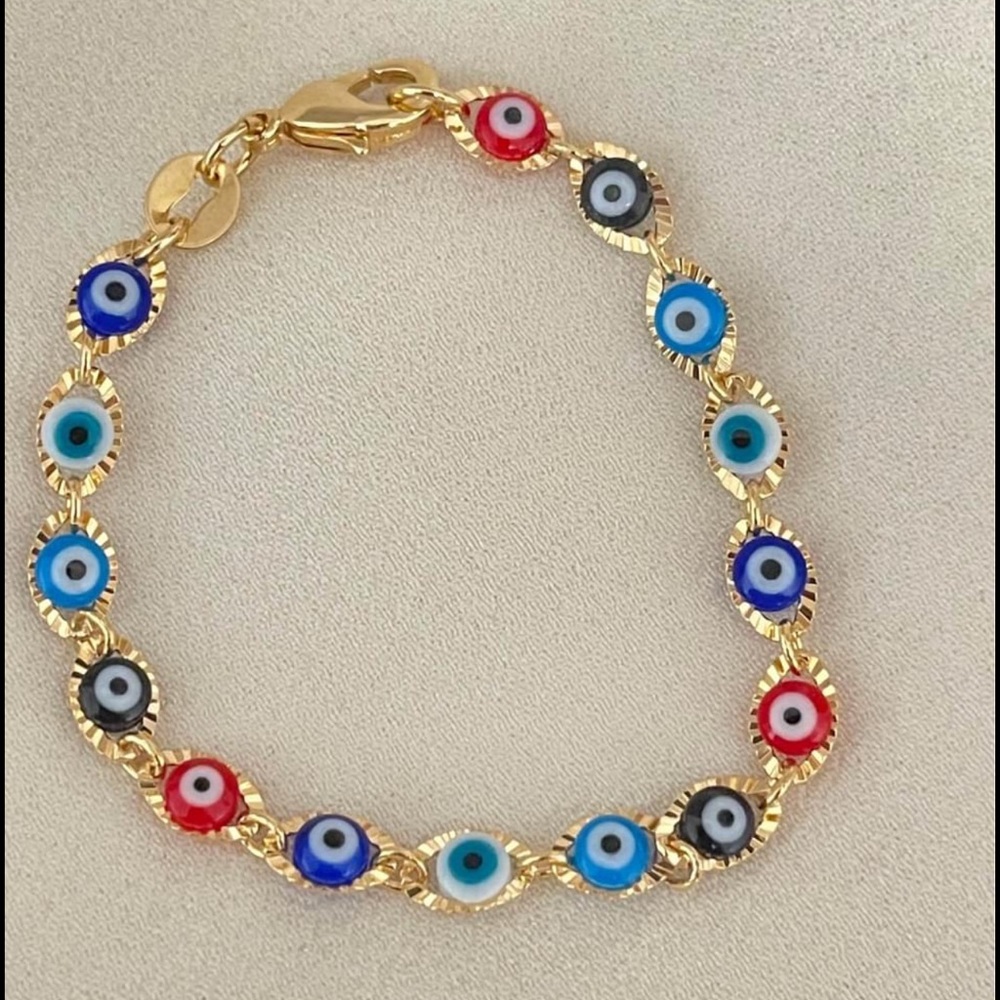 18k Gold Filled Baby Eye Bracelet 🧿